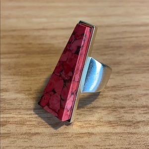 Kendra Scott Collins Ring in Red Magnesite
